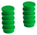 ECLIPSE MAGNETICS RM765/G Marker Magnet, Ferrite, 20 mm Diameter x 7mm Height, Green