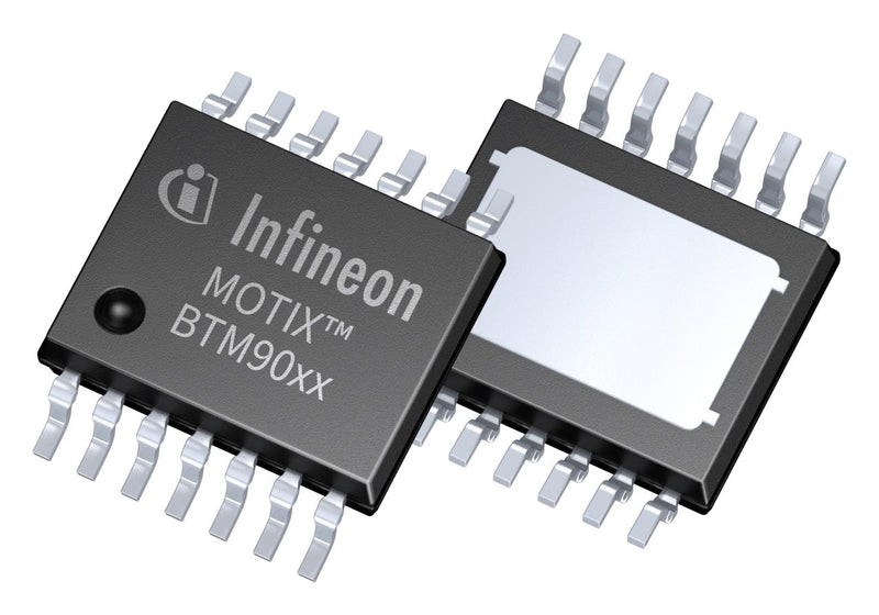 INFINEON BTM9020EPXUMA1 Motor Drive, Full-Bridge, Brushed DC, 2 Output, 7 to 18V, INA, INB, SEL, PWM, -40 to 150&deg;C, TSSOP-14