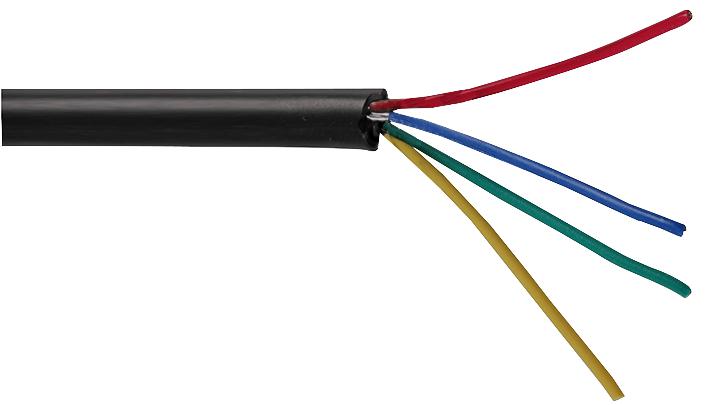 MULTICOMP PRO MP002316 Multicore Cable, 7-1-4A, Unscreened, 4 Core, 30 AWG, 0.1 mm&sup2;, 82.02 ft, 25 m