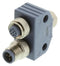 TURCK VB2-FKM/FKM/FSM 57 Sensor Splitter, Y - Style, Panel Mount, 5 Position M12 Receptacle