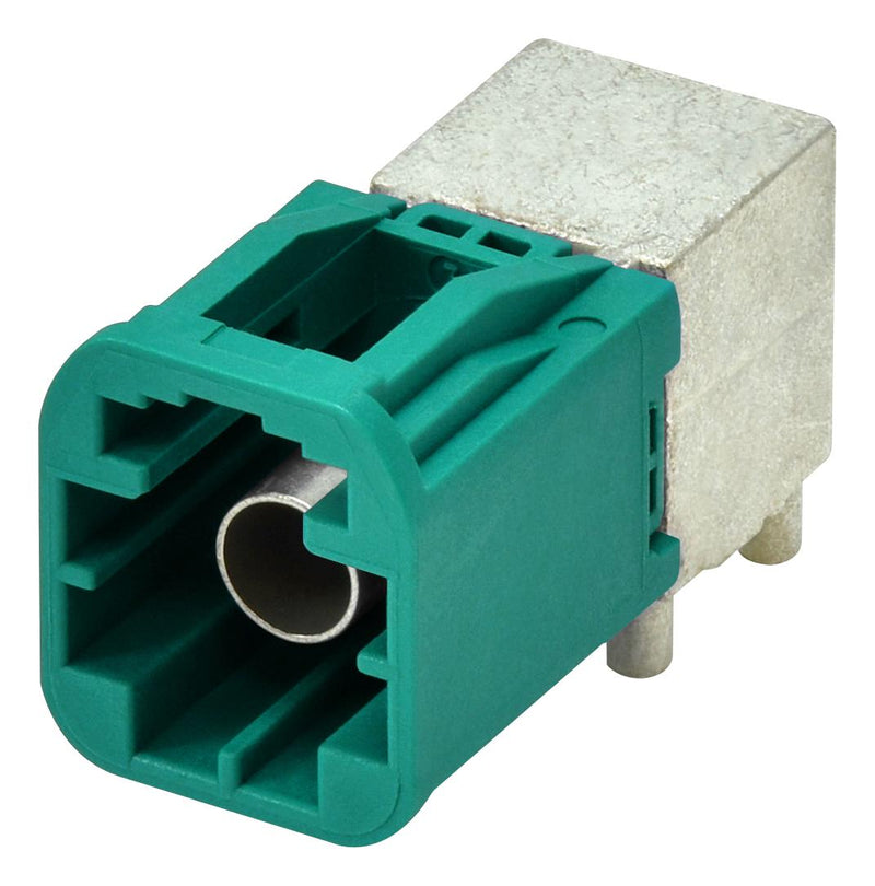 MULTICOMP PRO MP012345 RF / Coaxial Connector, Mini FAKRA Coaxial, Right Angle Plug, Through Hole Right Angle, 50 ohm