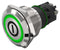 EAO 82-6152.2134.B001 Vandal Resistant Switch, On/Off, 82 Series, 22 mm, SPDT, Maintained, Round Flat Flush, Natural