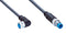 SICK YG8U13-020UA1M8U13 Sensor Cable, A Coded, Black, 90&deg; M8 Receptacle, M8 Plug, 3 Positions, 2 m, 6.6 ft