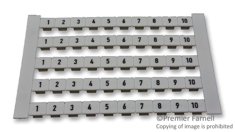 WEIDMULLER 0518960001 TERMINAL BLOCK ID MARKERS
