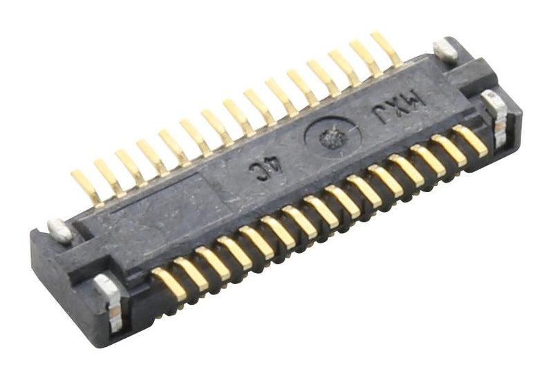 Molex 55909-9872 55909-9872 Mezzanine Connector Header 0.4 mm 2 Rows 10 Contacts Surface Mount Brass