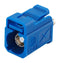 TAOGLAS FK2FCG RF / Coaxial Connector, Code C, Blue, SMB Fakra Coaxial, Straight Jack, Crimp, 50 ohm