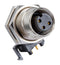 AMPHENOL LTW M12A-05PFFR-SF8001 Sensor Connector, M Series, M12, Female, 5 Positions, PCB Socket, Right Angle Panel Mount