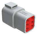 Amphenol SINE/TUCHEL ATP04-6P ATP04-6P Automotive Connector Housing ATP Receptacle 6 Ways