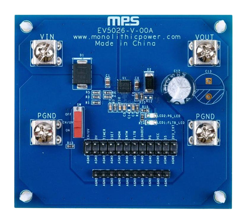 MONOLITHIC POWER SYSTEMS (MPS) EV5026-V-00A Evaluation Board, MP5026GLRT, Hot Swap Protection