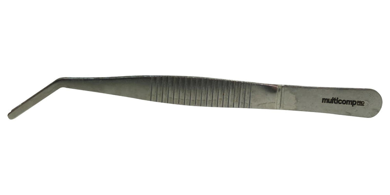 MULTICOMP PRO MP015186 Tweezers, Universal Tip, 140mm OAL, Stainless Steel Body/Tip