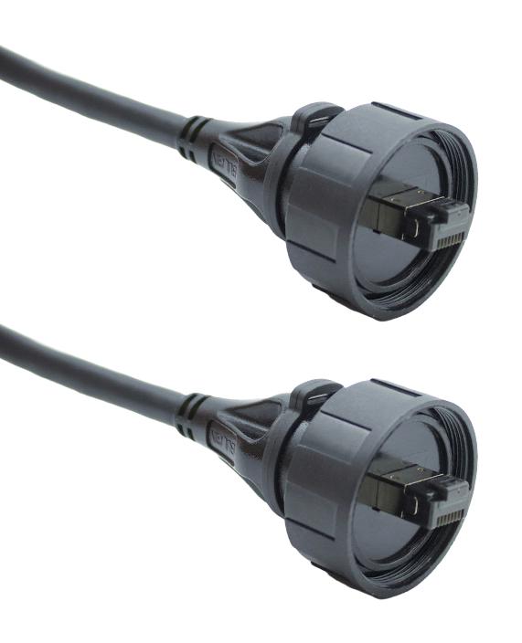 BULGIN LIMITED PX0858/3M00. ENET CORD, CAT8, RJ45 BUCCANEER PG-PG