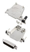 AMPHENOL COMMUNICATIONS SOLUTIONS L17DTZF25-RG+L717HDB44P D Sub Connector, With Backshell, HD44, High Density, Plug, DTZF-RG, 44 Contacts, DB, Solder Cup