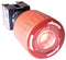 E-SWITCH E100-R11-H1KR Emergency Stop Switch, Illuminated, Red, 24VDC, SPST-NC, SPST-NO, Pushlock Turn Reset, Solder Lug