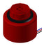 PUI AUDIO AW-10PR Transducer, Siren, 9 VDC to 28 VDC, IP65, Red, ABS, Lead Wire Terminal, Panel