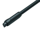 BINDER 77-7096-0000-10004-0200 Circular Cable Assembly, Snap-In, Unshielded, Circular Receptacle to Free End, 4 Ways, 6.6 ft, 2 m