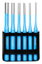 GEDORE 3014320 Pin Punch Set, 3mm, 4mm, 5mm, 6mm, 8mm, 10mm Pin Punches, 170 mm Length, 6 Piece