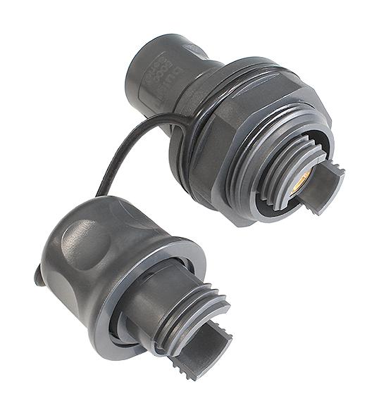 BULGIN LIMITED PXEB5210MM5055 Fiber Optic Connector, 2CH, OM1/OM3, Receptacle, Multimode, 50&micro;m / 125&micro;m, 62.5&micro;m / 125&micro;m