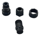 NORCOMP 868-005-203KIT Circular Connector, Circular Cable Kit, Cavalier Series, Cable Mount Receptacle, 5 Contacts