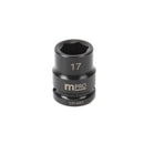 MULTICOMP PRO MP12-CRMO17 Socket, Hex, 17 mm x 38 mm, 1/2" Drive Size, Chromium Molybdenum Steel, DIN3121, Auto Repair