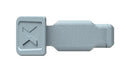 KNIPEX 00 61 10 CS Colour Code Clip, 21 mm X 9 mm X 8 mm, Grey, 10 Pieces