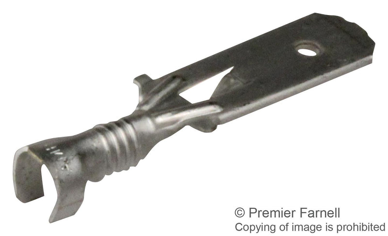 AMP - TE CONNECTIVITY 42565-2 Quick Disconnect Terminal, FASTON 250, Male Quick Disconnect, 6.35mm x 0.81mm, 0.25" x 0.032"