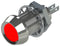 MARL 512-501-23 LED Panel Mount Indicator, Smoked Lens, Red, 28 VDC, 12.7 mm, 20 mA, 600 mcd, IP67
