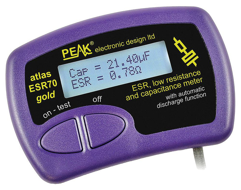 PEAK ESR70 ESR+ Capacitance and ESR Meter GTIN UPC EAN: 0700153222976