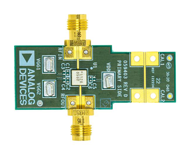 ANALOG DEVICES HMC1126-EVALZ Evaluation Board, HMC1126ACEZ, GaAs, pHEMT, 400MHz to 52GHz, Low Noise Amplifier