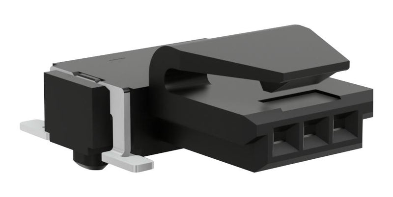 HARWIN M55-2100342R PCB Receptacle, Board-to-Board, 1.27 mm, 1 Rows, 3 Contacts, Surface Mount Right Angle