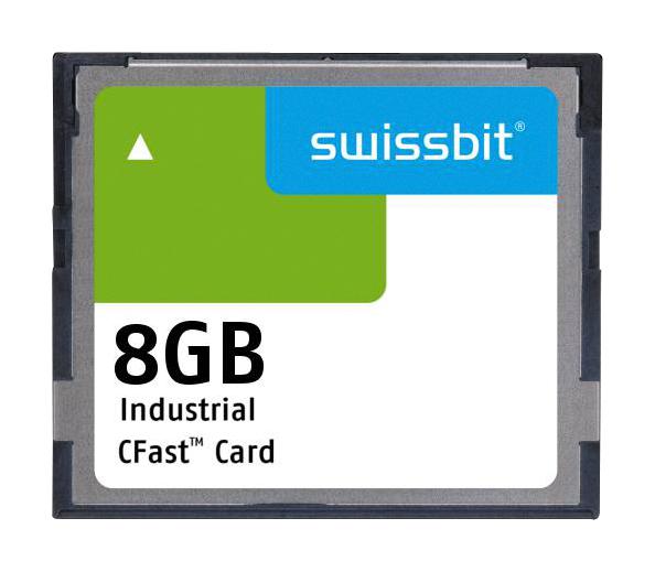 Swissbit SFCA008GH2AD1TO-I-GS-236-STD SFCA008GH2AD1TO-I-GS-236-STD Flash Memory Card Cfast 8 GB 3.3 V -40 &deg;C 85 F-50 Series New
