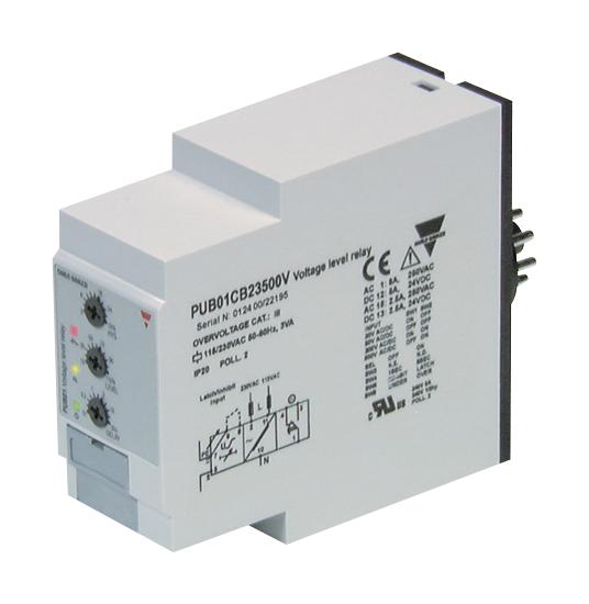 CARLO GAVAZZI PAA01DM24 Analogue Timer, Multi Voltage, PAA01 Series, Delay-On-Operate, 7 Ranges, 0.1 s, 100 h