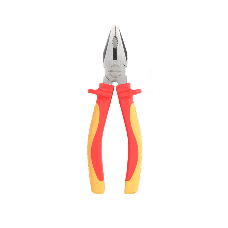 MULTICOMP PRO MP-VDE-COMBI7 Pliers, Insulated Combination, 177.8 mm Length, CRV, Thermoplastic Rubber Handle, 1000V, VDE