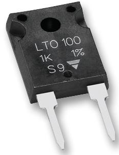 VISHAY LTO100FR5000FTE3 Current Sense Resistor, TO-247, 0.5 ohm, LTO100 Series, 100 W, Thick Film, Radial Leaded, &plusmn; 1%