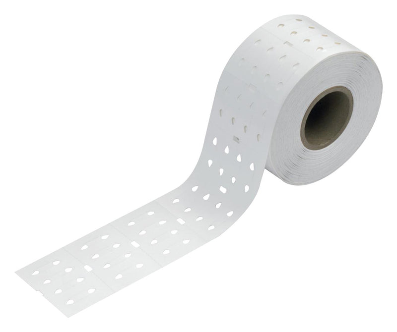 WAGO 211-862 Terminal Block Marker, White, 7 mm x 26 mm, Conductor Marker, Terminal Blocks, Blank (No Legend)