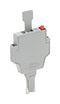 WAGO 281-512/281-501 Fuse Plug, 281 Series, with LED, Rail Mount Terminal Block, 5 x 20mm & 5 x 25mm