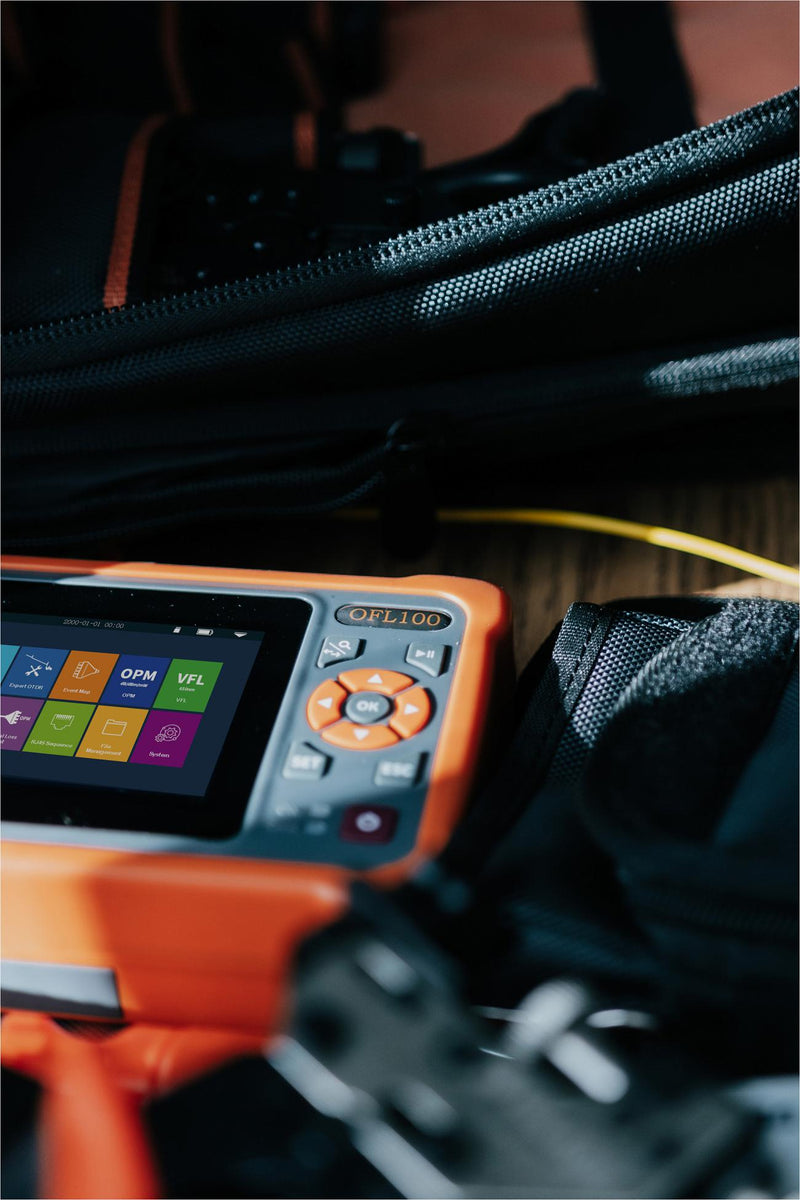 TEMPO OFL100-EU Optical Reflectometer OTDR, 1310 nm, 1550 nm, 26 dB, 2.5 m, 100 km, OFL100 Series
