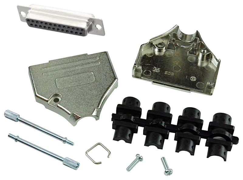 MULTICOMP PRO MP013645 D Sub Connector, Standard, Receptacle, 25 Contacts, DB, Solder Cup