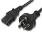 PRO ELEC PE01101 Mains Power Cord, Mains Plug, Australia to IEC 60320 C13, 2 m, 10 A, 250 VAC, Black