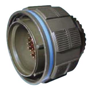 AMPHENOL AEROSPACE CTVS06RF-23-6S Circular Connector, CTV Series, MIL-DTL-38999 Series III, Straight Plug, 6 Contacts, Crimp Socket
