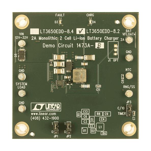 ANALOG DEVICES DC1473A-A Demonstration Board, LT3650EDD-8.4, 2A, Li-Ion Battery Charger