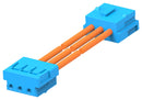 TE CONNECTIVITY 2405869-3 Cable Assembly, CN1 Connector to CN2 Connector, 3 Ways, 2 mm, 1 Row, 300 mm, 11.8 "