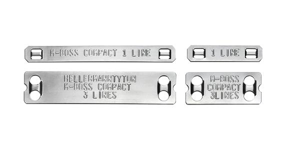 HELLERMANNTYTON MBML10X90 Wire Marker, Embossing, Blank (No Legend), 10mm x 89.5mm, 6 mm