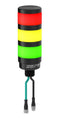 BANNER ENGINEERING TL70PE3Q2PE TOWER LIGHT, BLUE/GREEN/RED, 30VDC