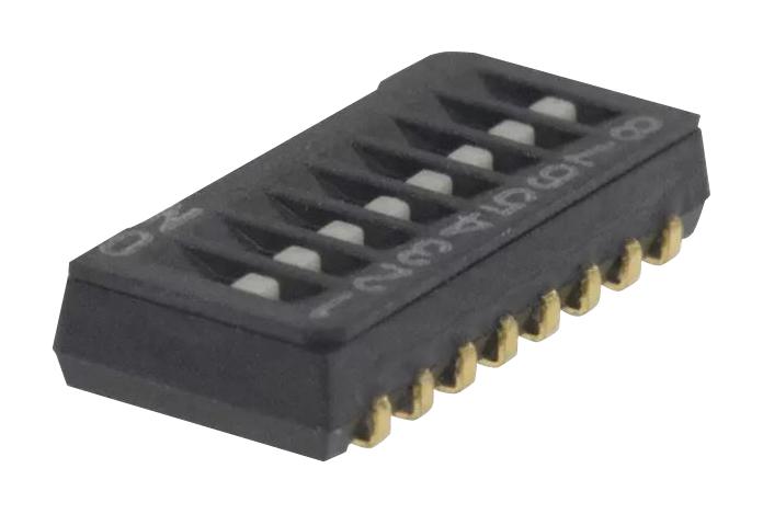 NIDEC COMPONENTS CHS-04TA DIP / SIP Switch, 4 Circuits, Slide, Surface Mount, SPST, 6 V, 100 mA