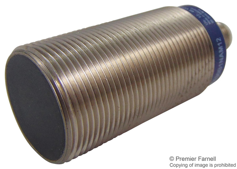 TELEMECANIQUE SENSORS XS630B1NAM12 Inductive Proximity Sensor, OsiSense XS 630 Series, 15 mm, NPN, NO, M12 Connector, 12-48V