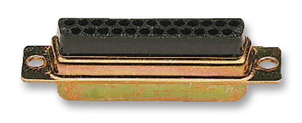 ITT CANNON DEU-9S-A197-FO D Sub Connector Housing, Crimp, 9 Ways, D Sub, DE, D*U, Receptacle, Steel Body