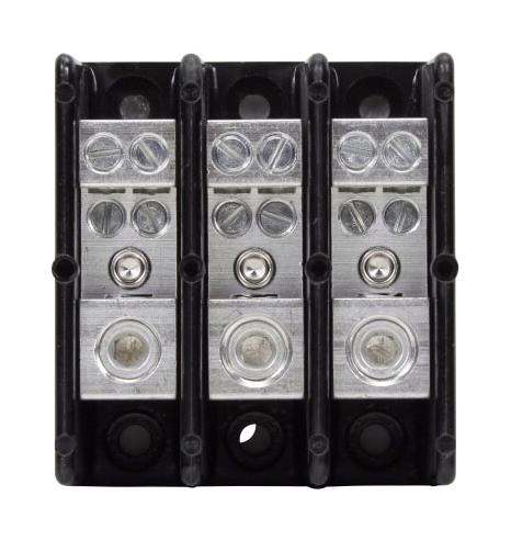 EATON BUSSMANN 16220-3 POWER DISTRIBUTION BLOCK, 3P, 600V, 175A