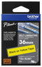 BROTHER TZESL661 TAPE, LABEL PRINTER, BLK/YLW, 8MX36MM GTIN UPC EAN: 4977766806466