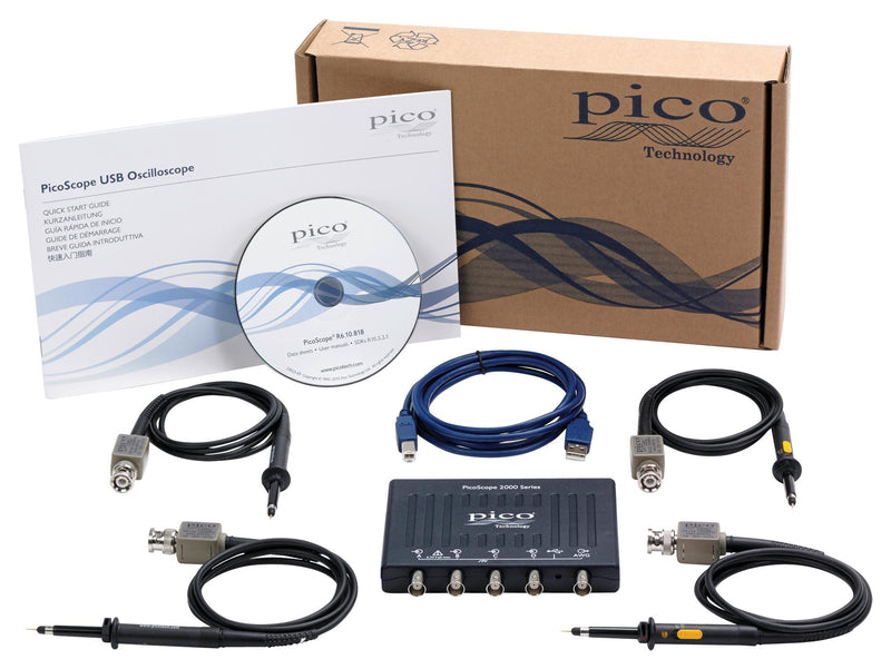 Pico Technology PICOSCOPE 2406B PICOSCOPE 2406B PC USB Oscilloscope Digital Triggering Picoscope 2000 4 Channel 50 MHz 1 Gsps 32 Mpts 7 ns