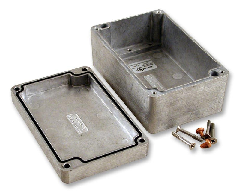 Hammond 1590Z062 1590Z062 Metal Enclosure Watertight Thick Wall Diecast Small Aluminium 98 mm 64 36